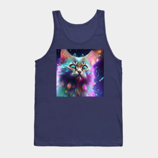 Acid Cat we're All Mad Here Tank Top